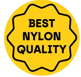 Ein gelbes Icon in Form einer Plakette zeigt die Schrift "BEST NYLON QUALITY" und steht für das hochqualitative Polyamid, das für den Isolationsdübel IPL95 DS verwendet wird