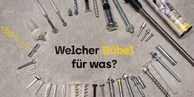 Welcher Dübel für was? - Der CELO Dübelratgeber